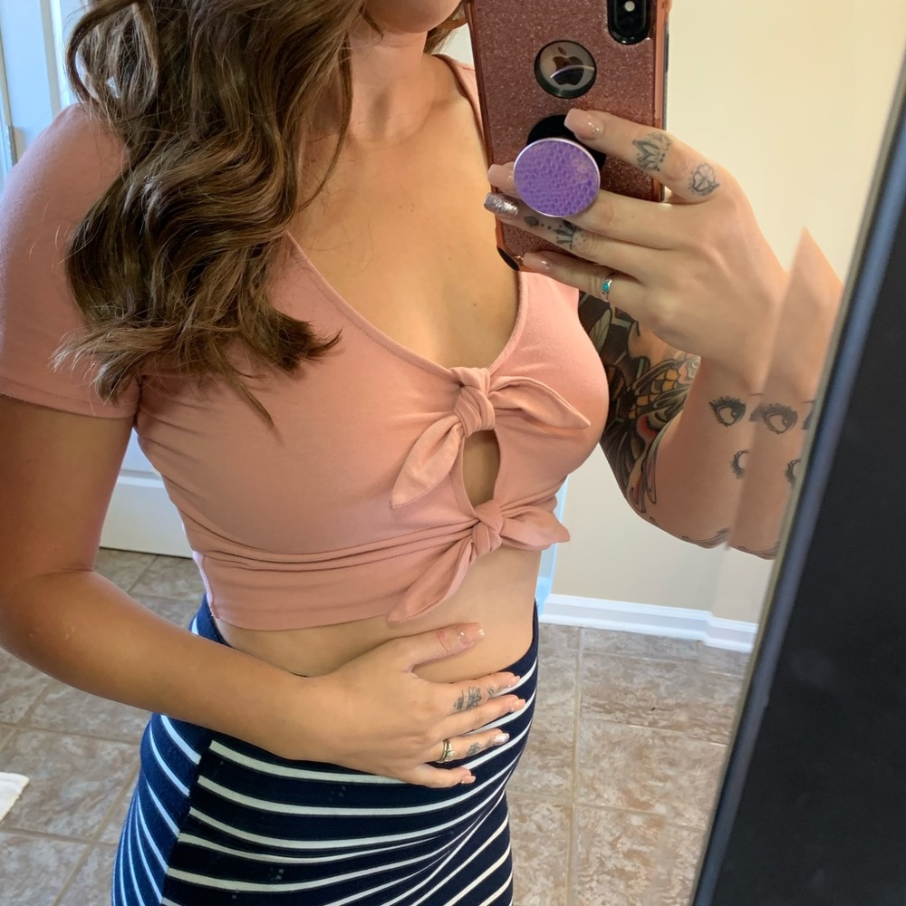 Rosé All Day Crop Top!